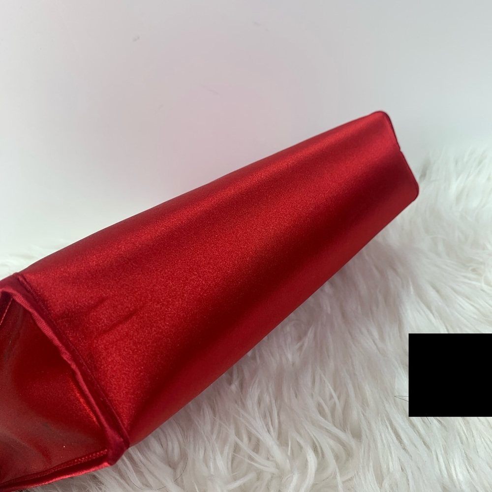 Giorgio Beverly Hills cosmetic/clutch bag red/gold - Picture 4 of 11